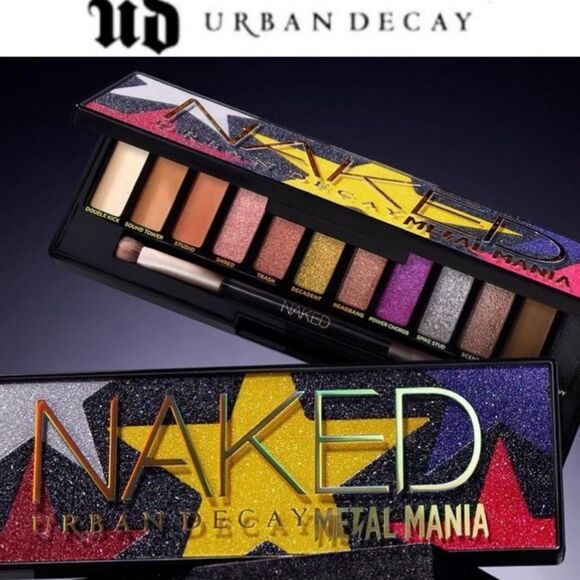 NIB NAKED URBAN DECAY NAKED METAL MANIA eye shadow palette new - Picture 3 of 3